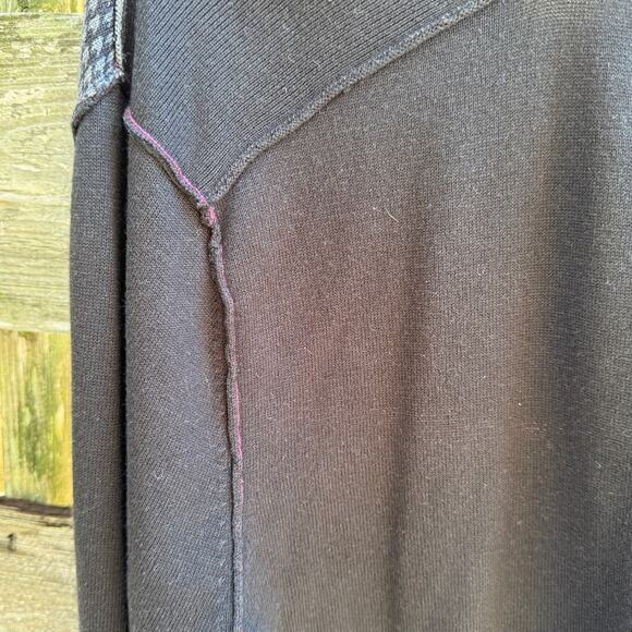 Tommy Bahama Silk Cardigan sweater gray black Size Small - Picture 2 of 6